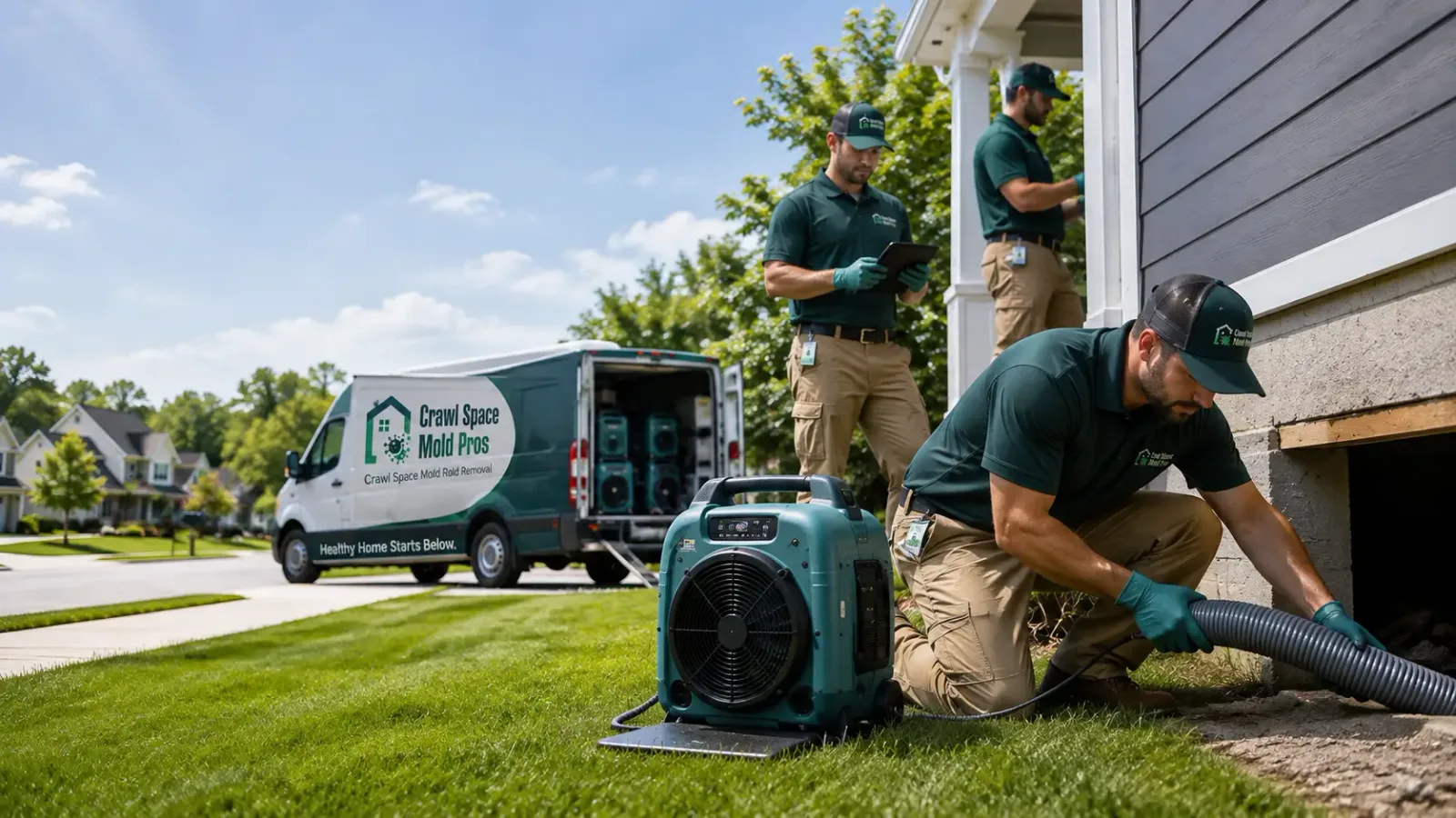 Crawl Space Mold Removal in Hamden, CT
